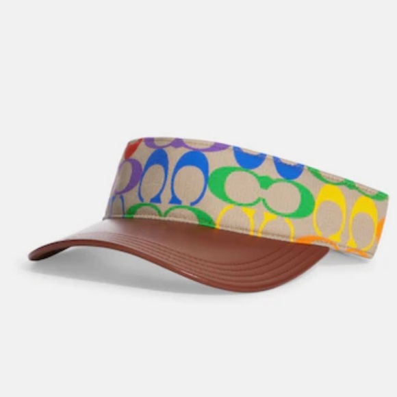 New Coach Pride Visor Multi Color Onesize - Picture 2 of 6